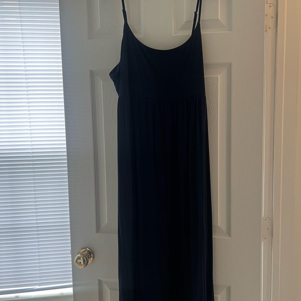 Old Navy Navy Sleeveless Spaghetti Strap Sundress